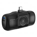 Baterie externa Wozinsky WF16-YCS 5000mAh, 15W, 2x USB-C, Incarcator Apple Watch, Negru 8 - lerato.ro