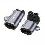 Adaptor incarcare Wozinsky WAYGS1 compatibil cu ceas Garmin, mama USB-C, Gri 3 - lerato.ro