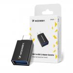 Adaptor USB-C la USB-A 3.2 Wozinsky W10GY1S, 10 Gbps, Negru 3 - lerato.ro