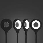 Lampa de lectura Wozinsky WLBK-02, 3000K-6500K, 80lm, 1800 mAh, USB-C, Negru 4 - lerato.ro