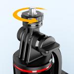 Selfie stick Wozinsky WC1Y3S cu trepied, 1.3m, Adaptor 1/4, Rotire 360, Negru 17 - lerato.ro