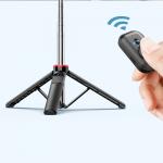 Selfie stick Wozinsky WC1Y3S cu trepied, 1.3m, Adaptor 1/4, Rotire 360, Negru 18 - lerato.ro