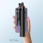 Selfie stick Wozinsky WC1Y3S cu trepied, 1.3m, Adaptor 1/4, Rotire 360, Negru 21 - lerato.ro