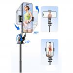 Selfie stick cu trepied si telecomanda Wozinsky WC1Y2S pentru telefon, Reglabil, 1.3m, Negru 17 - lerato.ro