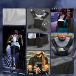 Vesta reflectorizanta ciclism / alergare Wozinsky WKDB1, Buzunare practice, Curea ajustabila, Negru 3 - lerato.ro