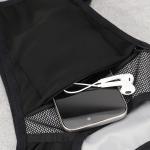 Vesta reflectorizanta ciclism / alergare Wozinsky WKDB1, Buzunare practice, Curea ajustabila, Negru 20 - lerato.ro