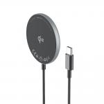 Incarcator wireless Wozinsky WQY1S, 15W, USB-C, Negru 2 - lerato.ro