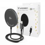 Incarcator wireless Wozinsky WQY1S, 15W, USB-C, Negru 11 - lerato.ro