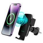 Suport auto Wozinsky WEDZ-3Y8S, Air Vent Mount, Rotire 360 grade, Incarcare Wireless 15W, Negru 3 - lerato.ro