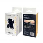 Suport auto Wozinsky WEDZ-3Y8S, Air Vent Mount, Rotire 360 grade, Incarcare Wireless 15W, Negru 7 - lerato.ro