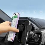 Suport auto Wozinsky WEDZ-3Y8S, Air Vent Mount, Rotire 360 grade, Incarcare Wireless 15W, Negru 8 - lerato.ro