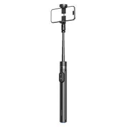 Selfie stick cu trepied si telecomanda Wozinsky WRZP1 pentru telefon, Reglabil, 1.7m, Negru