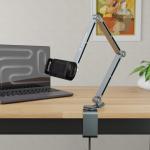 Suport universal tip brat pentru telefon si tableta Wozinsky WTY0YS1, Reglabil, Rotire 360 grade, Gri 6 - lerato.ro