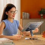 Stand universal laptop/tableta Wozinsky WRS-DSY84SS, Reglabil, Rotire 360, Gri 6 - lerato.ro