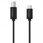 Cablu pentru transfer date Wozinsky WKDDY2S, USB-C la USB-B, 480Mb/s, 2m, Negru 5 - lerato.ro
