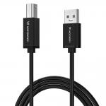 Cablu pentru transfer date Wozinsky WKDDY2S, USB-A la USB-B, 480Mb/s, 2m, Negru 5 - lerato.ro