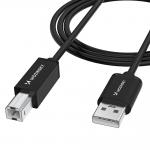 Cablu pentru transfer date Wozinsky WKDDY2S, USB-A la USB-B, 480Mb/s, 1m, Negru 2 - lerato.ro