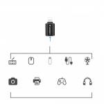 Adaptor Lightning la USB-A mama Wozinsky WALA-01, Negru 9 - lerato.ro