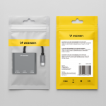 Hub multifunctional 3in1 Wozinsky WHCH-01 USB-C la USB-C / USB 3.2 / HDMI, 100W, 4k, 30Hz, 10 Gb/s, Gri 9 - lerato.ro