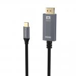 Cablu video USB-C la HDMI Wozinsky WACH-01, 4K, 60Hz, 18Gbps, 1.8m, Negru 6 - lerato.ro