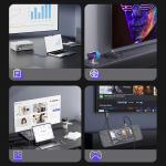 Cablu video USB-C la HDMI Wozinsky WACH-01, 4K, 60Hz, 18Gbps, 1.8m, Negru 10 - lerato.ro