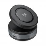 Suport auto Wozinsky WUSQ-01, Air Vent / Windshield / Dashboard Mount, Compatibil MagSafe, Incarcare Wireless 15W, USB-C, Negru 3 - lerato.ro