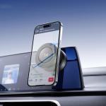 Suport auto Wozinsky WUSQ-01, Air Vent / Windshield / Dashboard Mount, Compatibil MagSafe, Incarcare Wireless 15W, USB-C, Negru 6 - lerato.ro