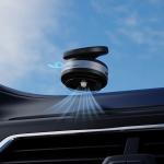 Suport auto Wozinsky WUSQ-01, Air Vent / Windshield / Dashboard Mount, Compatibil MagSafe, Incarcare Wireless 15W, USB-C, Negru 10 - lerato.ro