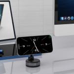 Suport auto Wozinsky WUSM-01, Windshield / Dashboard Mount, Compatibil MagSafe, Rotire 360 grade, Negru 6 - lerato.ro