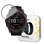 Folie protectie Wozinsky Watch Glass compatibila cu Garmin Fenix 7, Negru 2 - lerato.ro