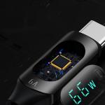 Cablu pentru incarcare si transfer de date Wozinsky WUACC2, USB-A la USB-C, 66W, 480Mbps, 2m, Negru 8 - lerato.ro