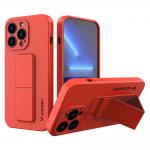 Carcasa Wozinsky Kickstand compatibila cu iPhone 13 Pro Max, Rosu 2 - lerato.ro