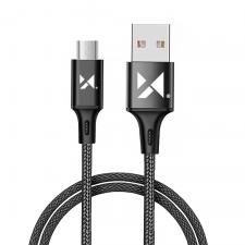 Cabluri Micro-USB, Cablu pentru incarcare si transfer de date Wozinsky WUC-M1B, USB/Micro-USB, 2.4A, 1m, Negru, lerato.ro