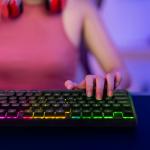 Tastatura gaming Wozinsky WKG-200, Cu fir, Scroll Wheel, RGB, USB-C, Lungime cablu 1.5m, Negru 11 - lerato.ro