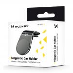 Suport auto Wozinsky WCH-02, Air Vent Mount, Compatibil MagSafe, Incarcare Wireless, USB-C, Negru 4 - lerato.ro