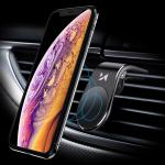 Suport auto Wozinsky WCH-02, Air Vent Mount, Compatibil MagSafe, Incarcare Wireless, USB-C, Negru 6 - lerato.ro