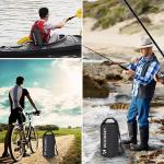 Geanta sport Wozinsky WWK-30 pentru Kaiac canoe / Paddleboarding, 30L, Waterproof, Negru 7 - lerato.ro