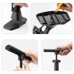 Pompa bicicleta Wozinsky WPR-02, 160 PSI, 11 bar, Negru 4 - lerato.ro