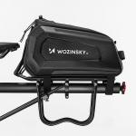 Geanta pentru bicicleta Wozinsky WSR-01B, Waterproof, Montare pe portbagaj, 9L, Negru 3 - lerato.ro