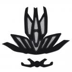 Casca de protectie MTB Wozinsky HT-28VCB, Lumina spate reincarcabila prin USB, 54 - 57cm, Marime M, Negru / Alb 6 - lerato.ro