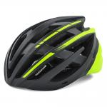 Casca de protectie MTB Wozinsky HT-28VCZ, Lumina spate reincarcabila prin USB, 54 - 57cm, Marime M, Negru / Galben 3 - lerato.ro