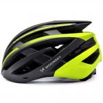 Casca de protectie MTB Wozinsky HT-28VCL, Lumina spate reincarcabila prin USB, 57 - 62cm, Marime L, Negru / Galben 7 - lerato.ro