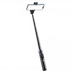 Selfie stick cu trepiedWozinsky WC1Y30S pentru telefon, Reglabil, 1.3m, Bluetooth 5.0, Negru 3 - lerato.ro
