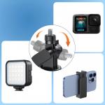 Selfie stick cu trepiedWozinsky WC1Y30S pentru telefon, Reglabil, 1.3m, Bluetooth 5.0, Negru 8 - lerato.ro