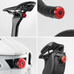 Lumina bicicleta spate Wozinsky WIS-02, LED, 250 mAh, incarcare USB-C, Waterproof, Negru 9 - lerato.ro