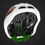 Casca de protectie ciclism Wozinsky HT-68TL, 57 – 62cm, Marime L, Alb / Maro 8 - lerato.ro