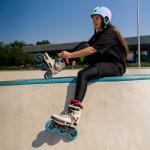 Casca de protectie pentru BMX / Scooter Wozinsky HT-38GRM, 54 – 58cm, Marime M, Roz 8 - lerato.ro