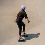 Casca de protectie pentru BMX / Scooter Wozinsky HT-38GRM, 54 – 58cm, Marime M, Roz 9 - lerato.ro