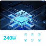 Statie de incarcare 5 in 1 Wozinsky WSL-240, PD 240W, 1x USB-A, 4x USB-C, Negru 10 - lerato.ro