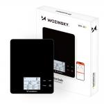 Cantar de bucatarie Wozinsky WIK-10, 5 Cantarire pana la 10kg, Ecran LCD, Functie tara, Informatii nutritionale in aplicatie, Bluetooth, Negru 4 - lerato.ro